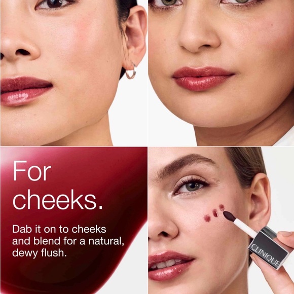 Clinique Pop Lip + Cheek Oil in Black Honey - Picture 3 of 5